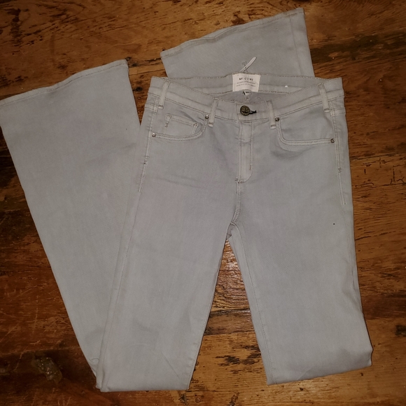 ๐๏ธ Mcquire denim Anthropologie Flare Jeans NWOT - Picture 7 of 14